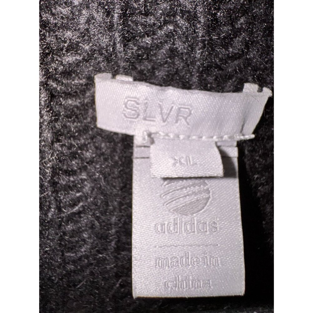 Adidas SLVR Dark Gray Wool Blend Button-Up Ribbed Cardigan Sweater Size XL Mens - Picture 4 of 6